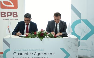 FKGK nënshkroi marrëveshjen për rritje të limitit për garanci me Bankën për Biznes