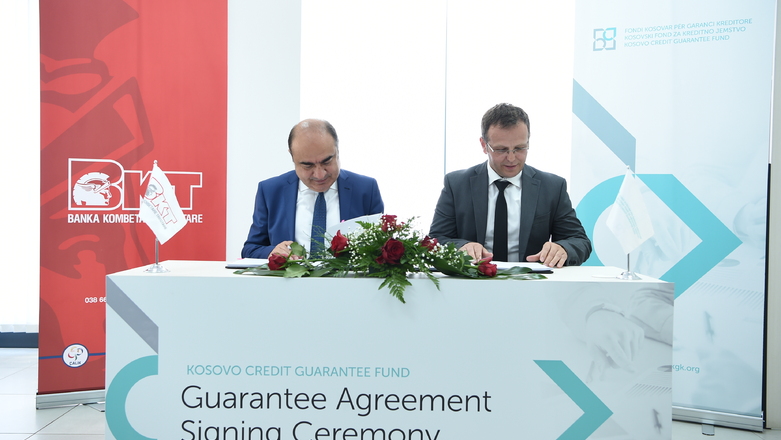 FKGK Signed the Guarantee Agreement with Banka Kombëtare Tregtare Kosovo Branch