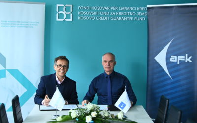 KCGF potpisuje sporazum sa Agencijom za finansije Kosova (AFK).