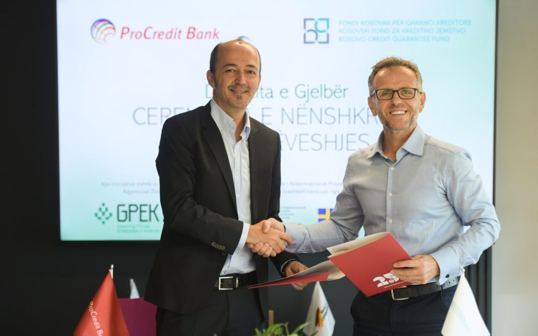 KCGF and ProCredit Bank Sign Agreement for the “Green Deposit” Instrument